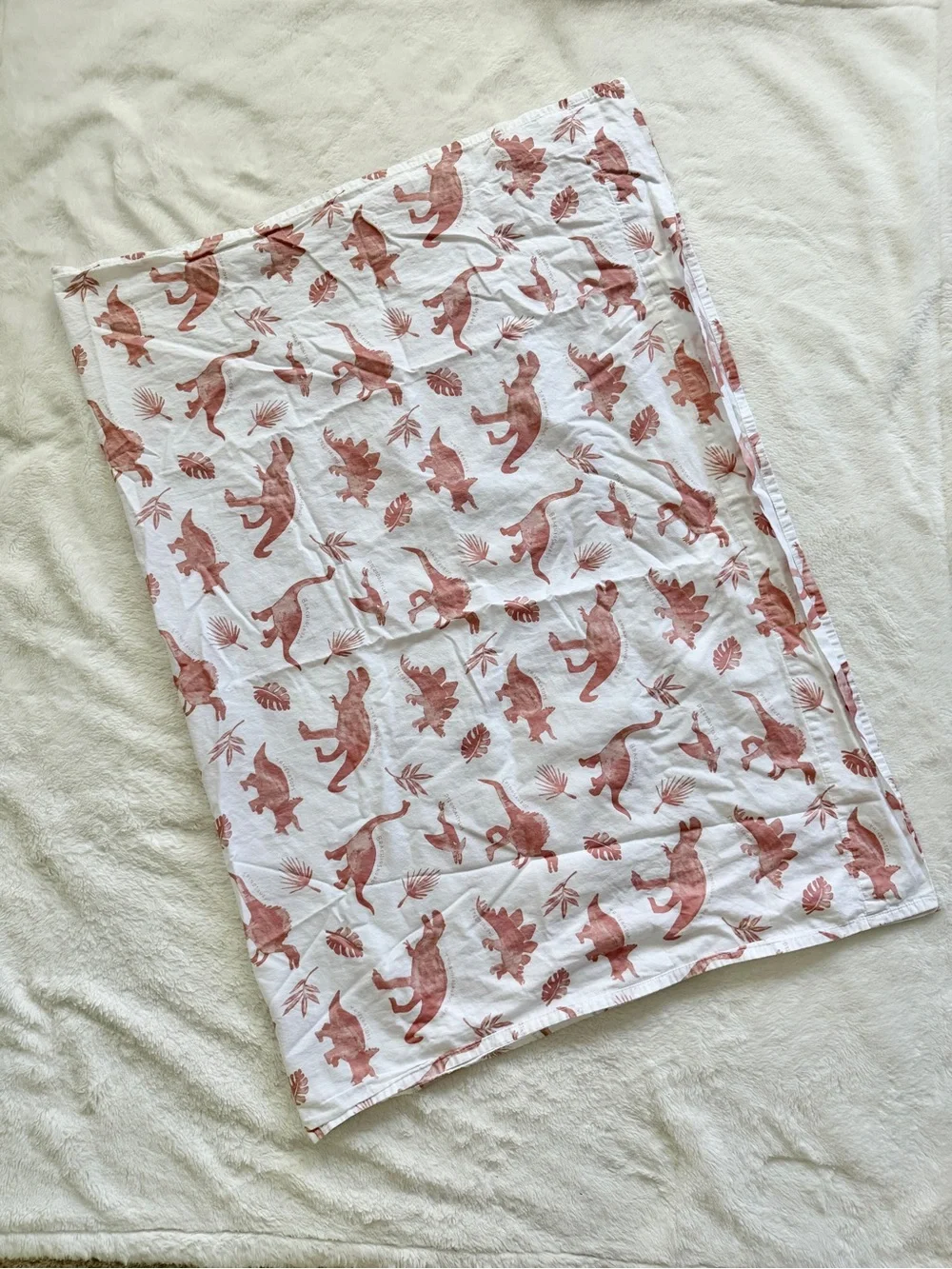 Pillowfort Dinosaur Print Sheet Set Toddler Bed Size